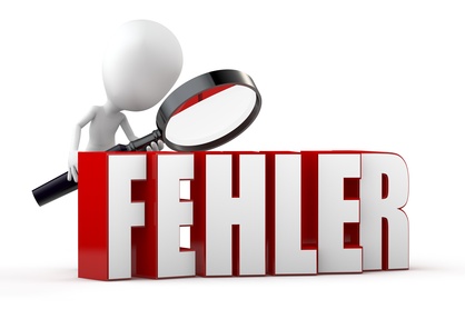Bewerbungsunterlagen Fehler