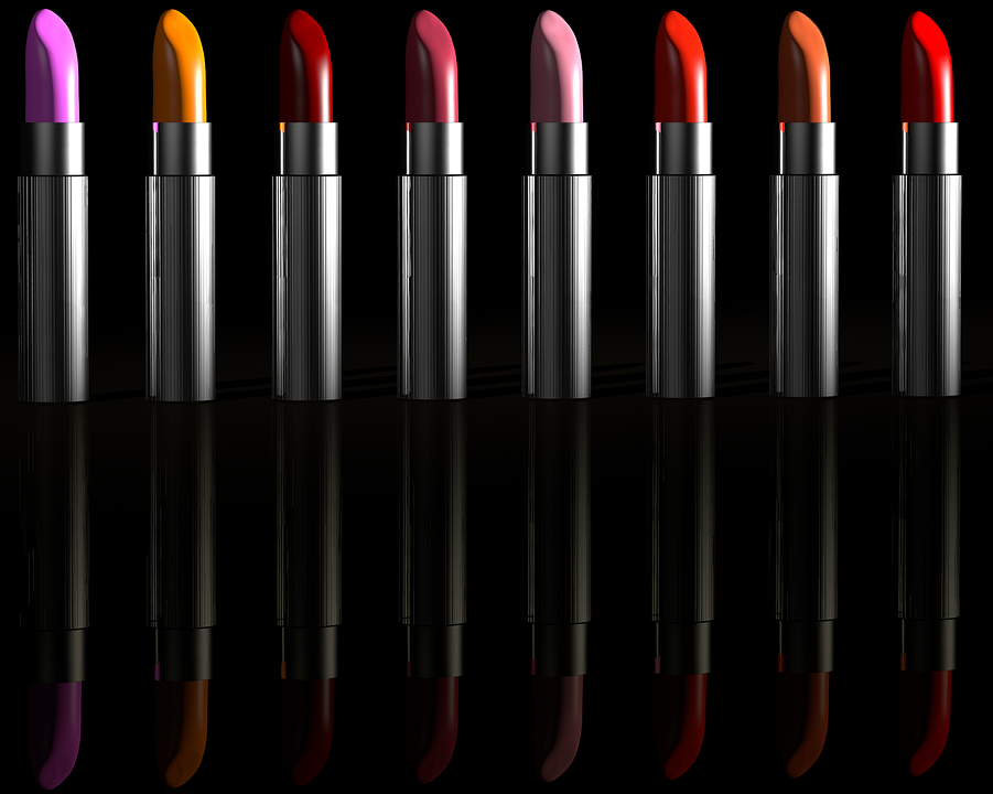 verschiedene Lippenstifte